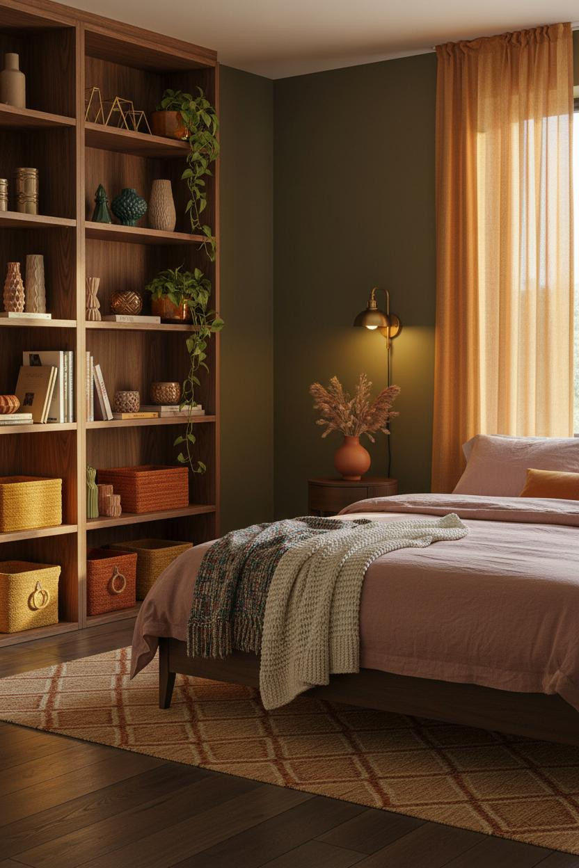 Colorful Bedroom Ideas Warm Scandi