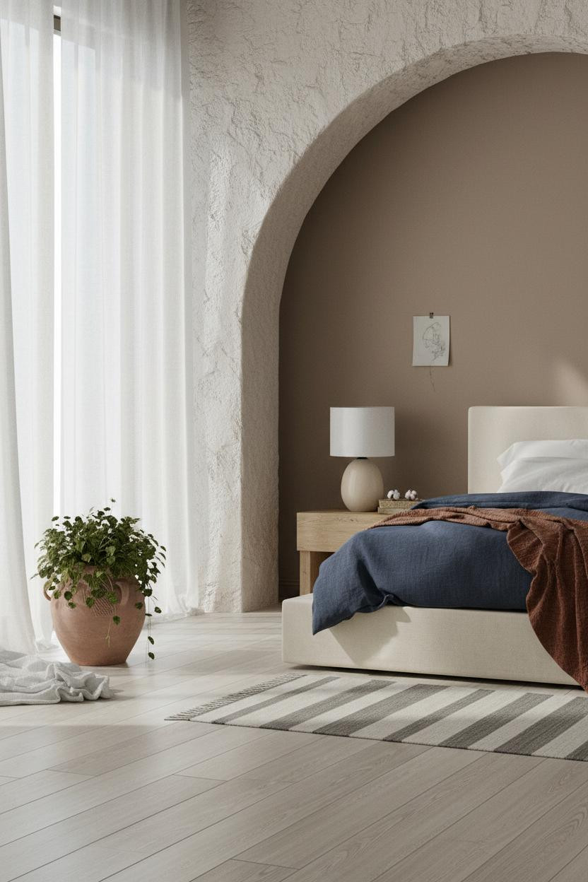 Beach Bedroom Curved Archway Coastal Teen