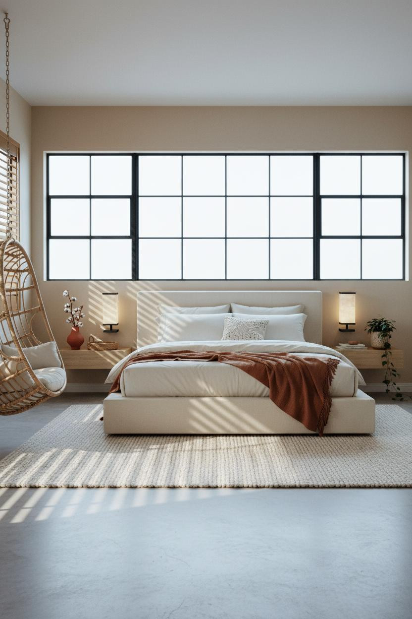 Beach Bedroom Ideas Boho Coastal Teen Rattan
