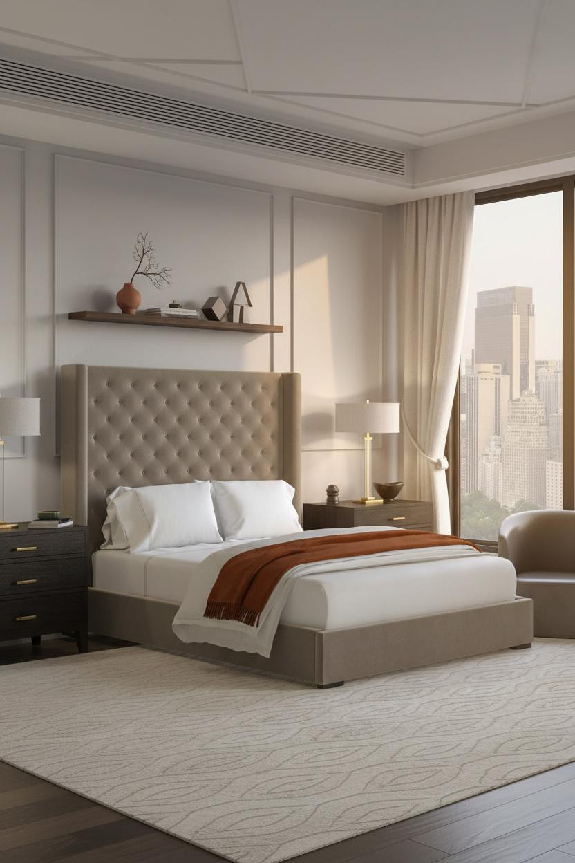 Minimal Luxury Bedroom Modern Master Suite
