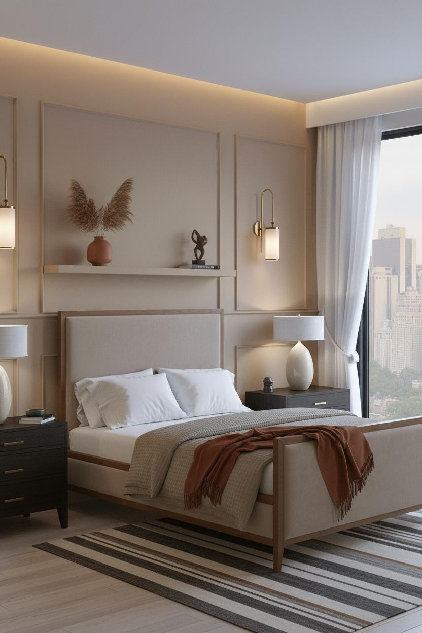 Minimal Luxury Bedroom Modern Master Design