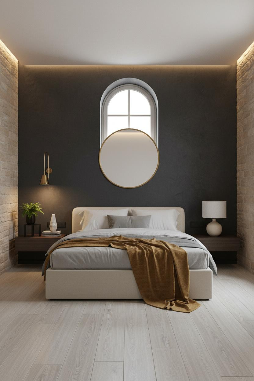 Expensive Bedroom Luxury Modern Master Suite Venetian Plaster
