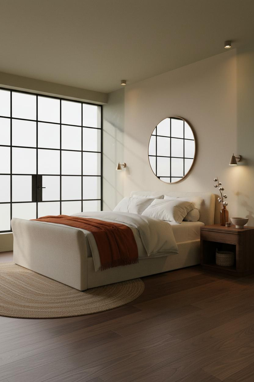 Earth Tone Green Bedroom Sage Walls