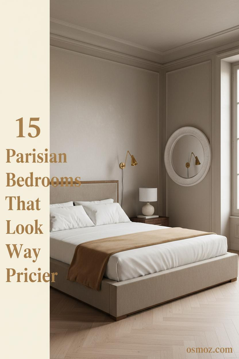 15+ Parisian Bedrooms That Feel Collected Rather Than Decorated