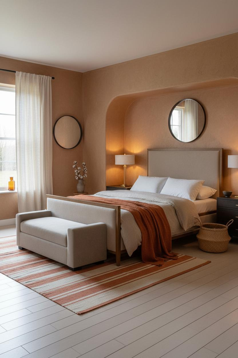 Cozy Farmhouse Bedroom Clay Alcove
