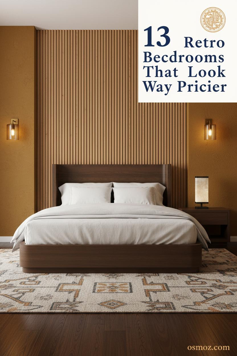 13+ Retro Bedrooms That Feel Collected, Not Costumed