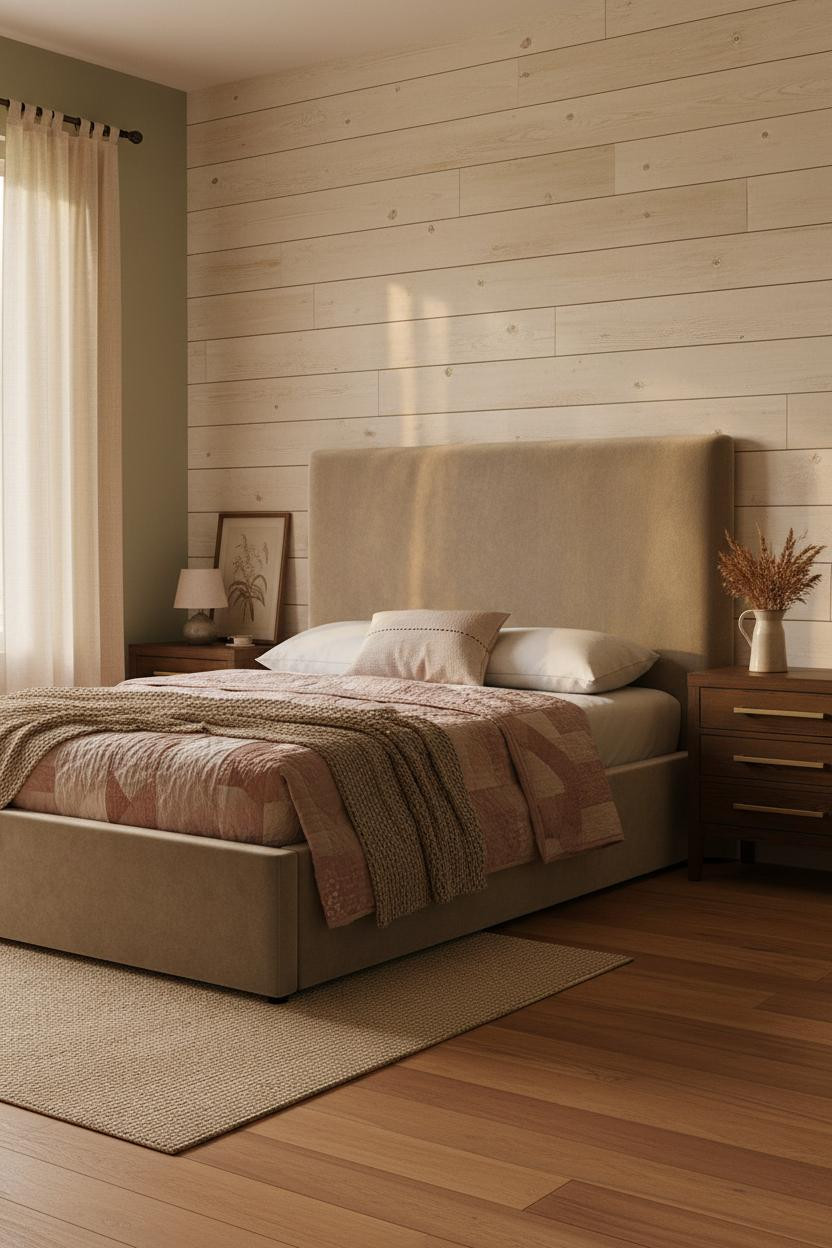 Cottage Core Bedroom Vintage Shiplap Farmhouse