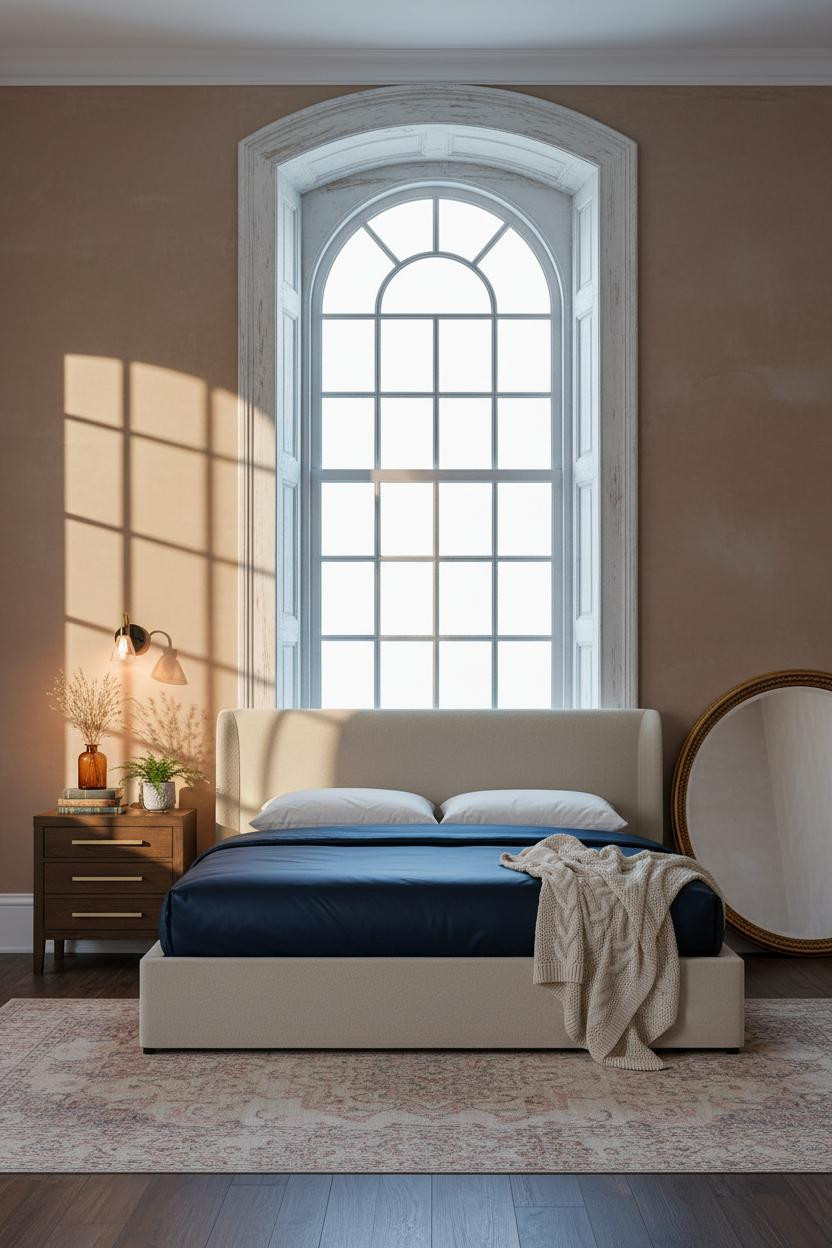 Cottage Core Bedroom Vintage Arched Window
