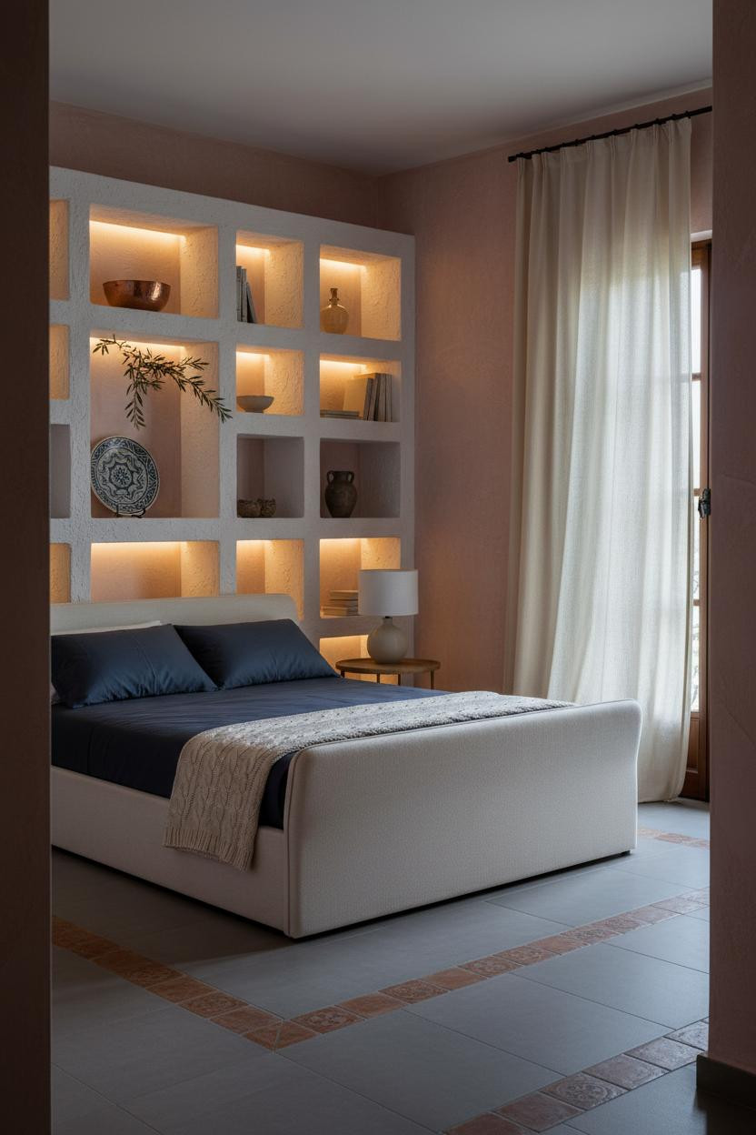 Mediterranean Bedroom Spanish Modern Design