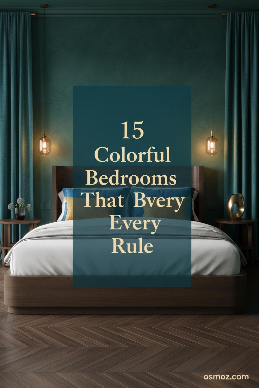 15+ Colorful Bedroom Ideas That Actually Commit to the Chaos