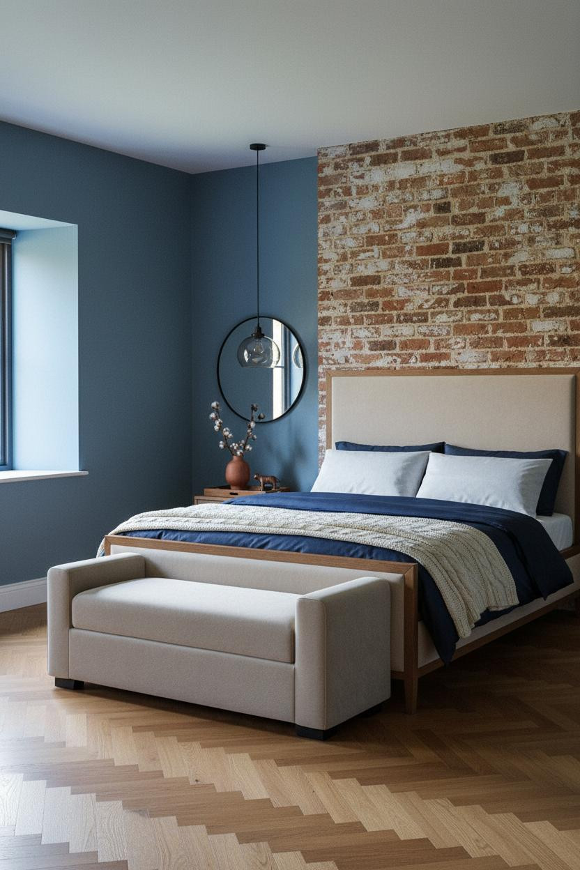 Blue Cottage Bedroom French Farmhouse