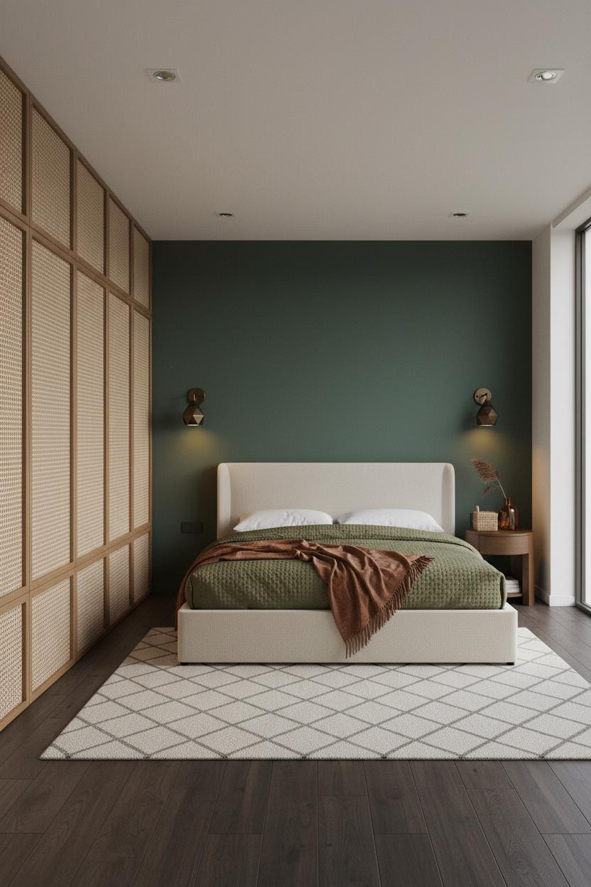 Luxury Kids Bedroom Nordic Forest Green