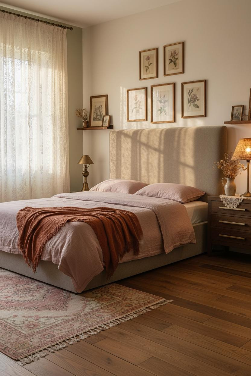 Vintage Cottagecore Bedroom Grandmacore Aesthetic