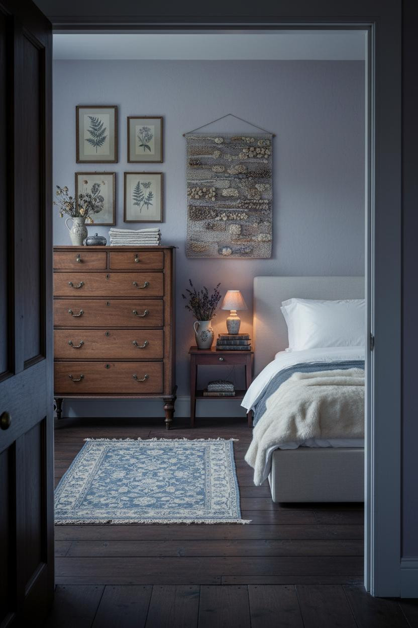 Vintage Cottagecore Bedroom Dresser Nightstand