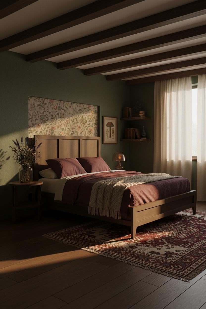 Dark Cottagecore Bedroom Forestcore Aesthetic