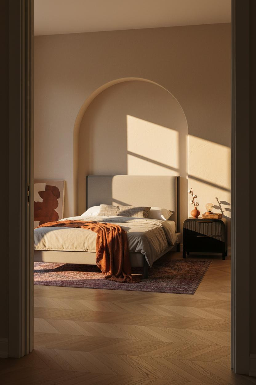 Black Bedframe Bedroom Ideas Moody Industrial