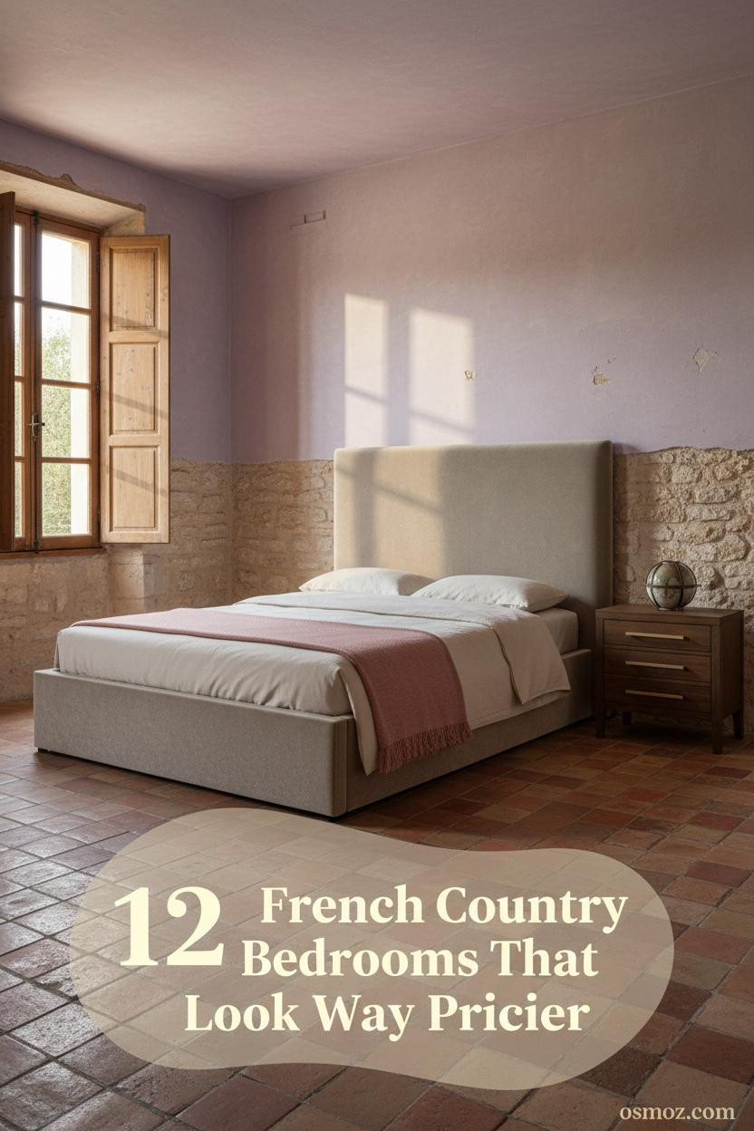 12+ French Countryside Bedrooms That Feel Collected, Not Decorated