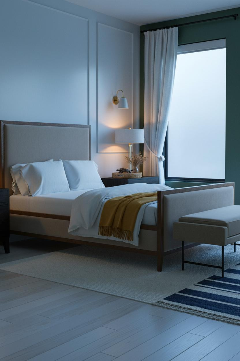 Palm Beach Bedroom Board and Batten Coastal