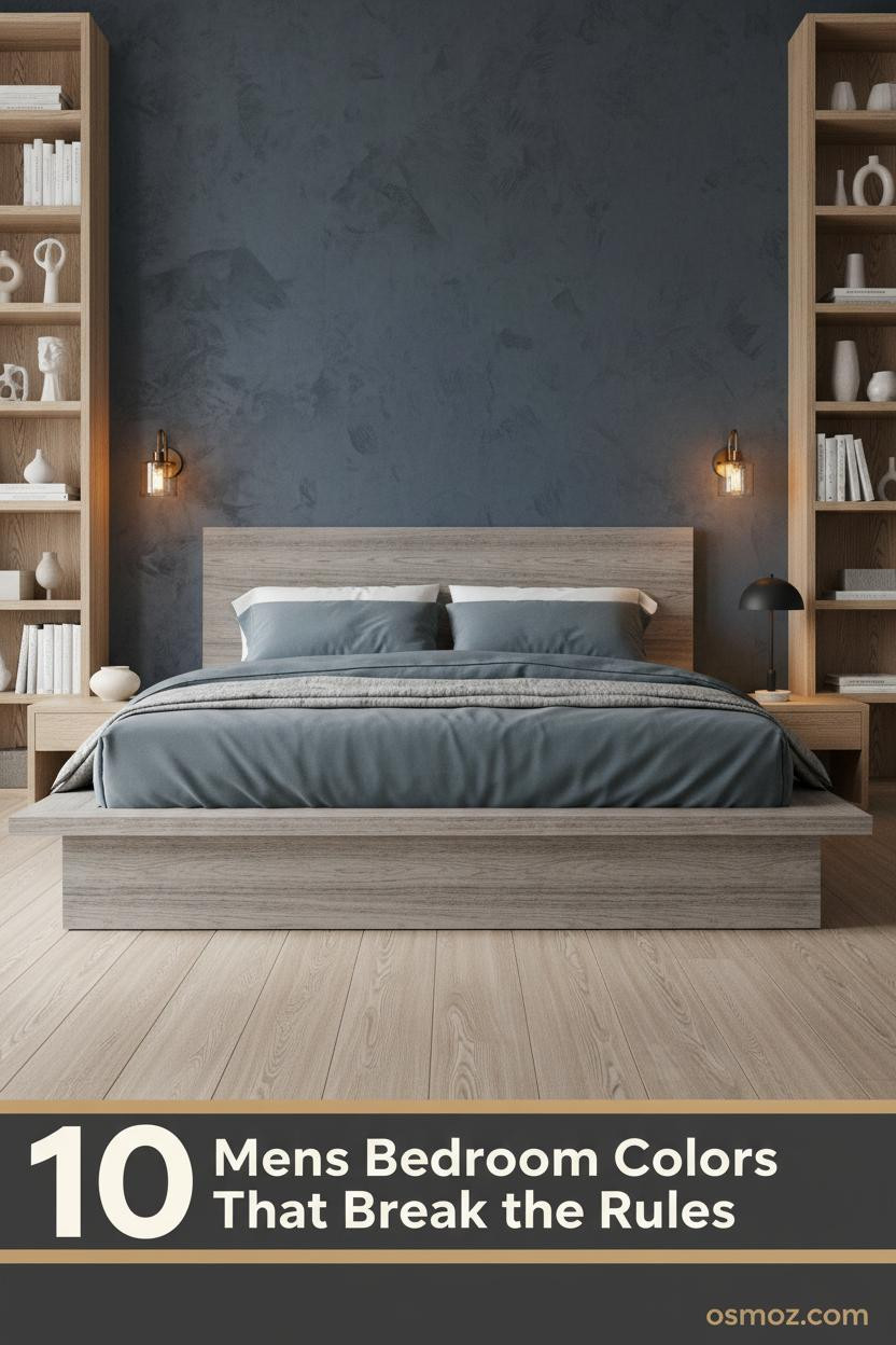10+ Mens Bedroom Colors That Actually Make the Room Feel Intentional