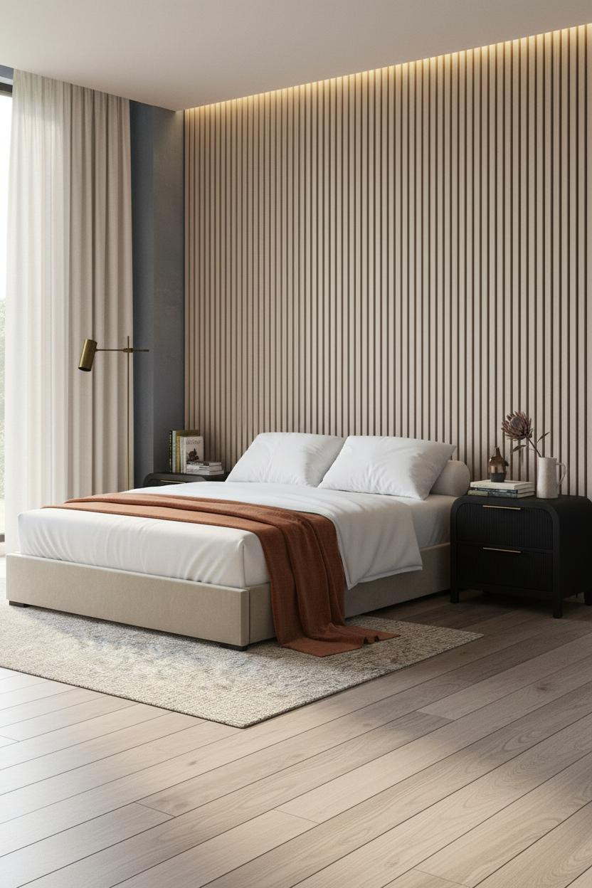 Modern Nightstand Minimalist Bedroom Design