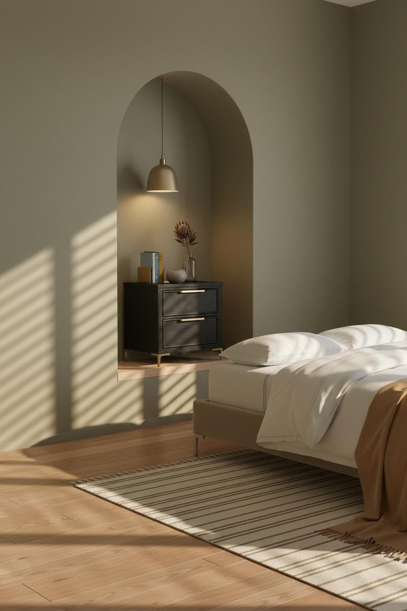 Modern Nightstand Contemporary Minimalist Design