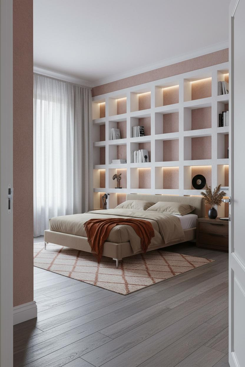 Modern Nightstand Contemporary Bedside Table