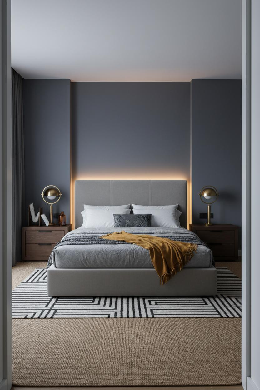 Modern Nightstand Contemporary Bedroom Design