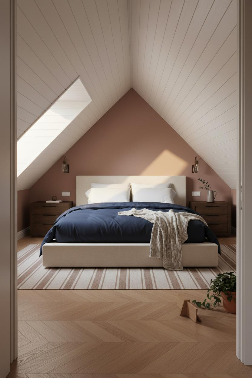 Mezzanine Bedroom Attic Loft Design