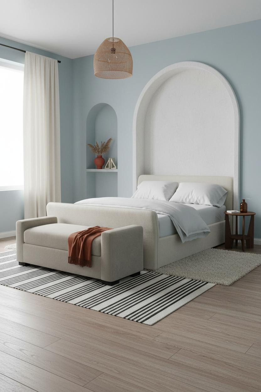 Beach Theme Bedroom Coastal Teen Arched Niche