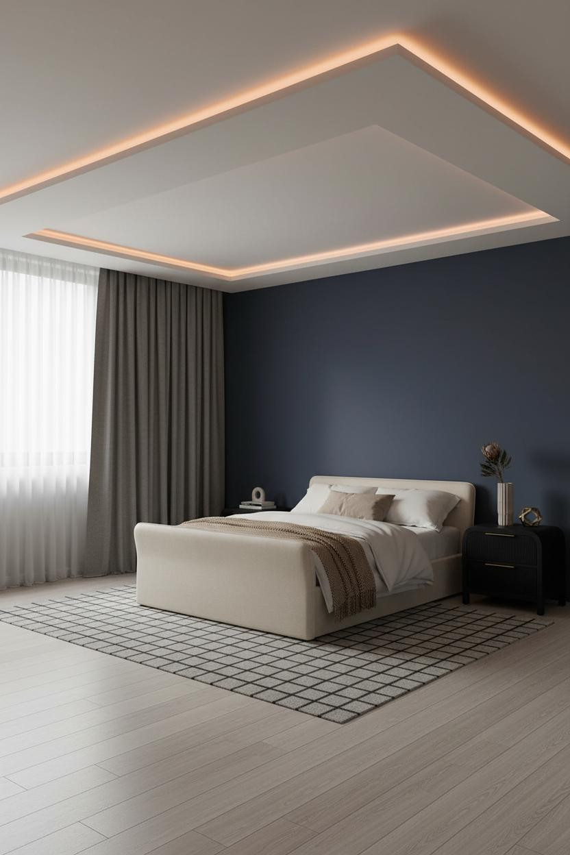 Luxury Bedroom Pop Ceiling LED Cove Light
