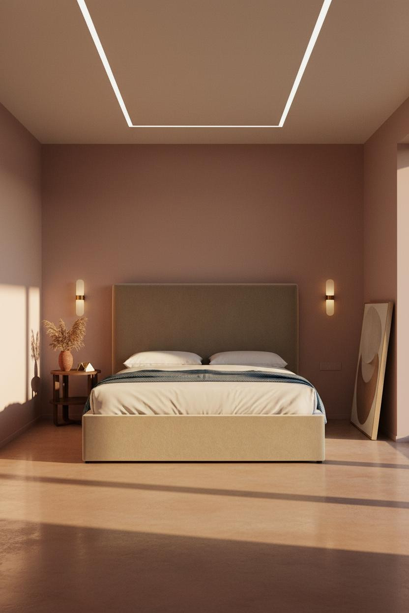 Modern Studio Apartment Japandi Warm Light