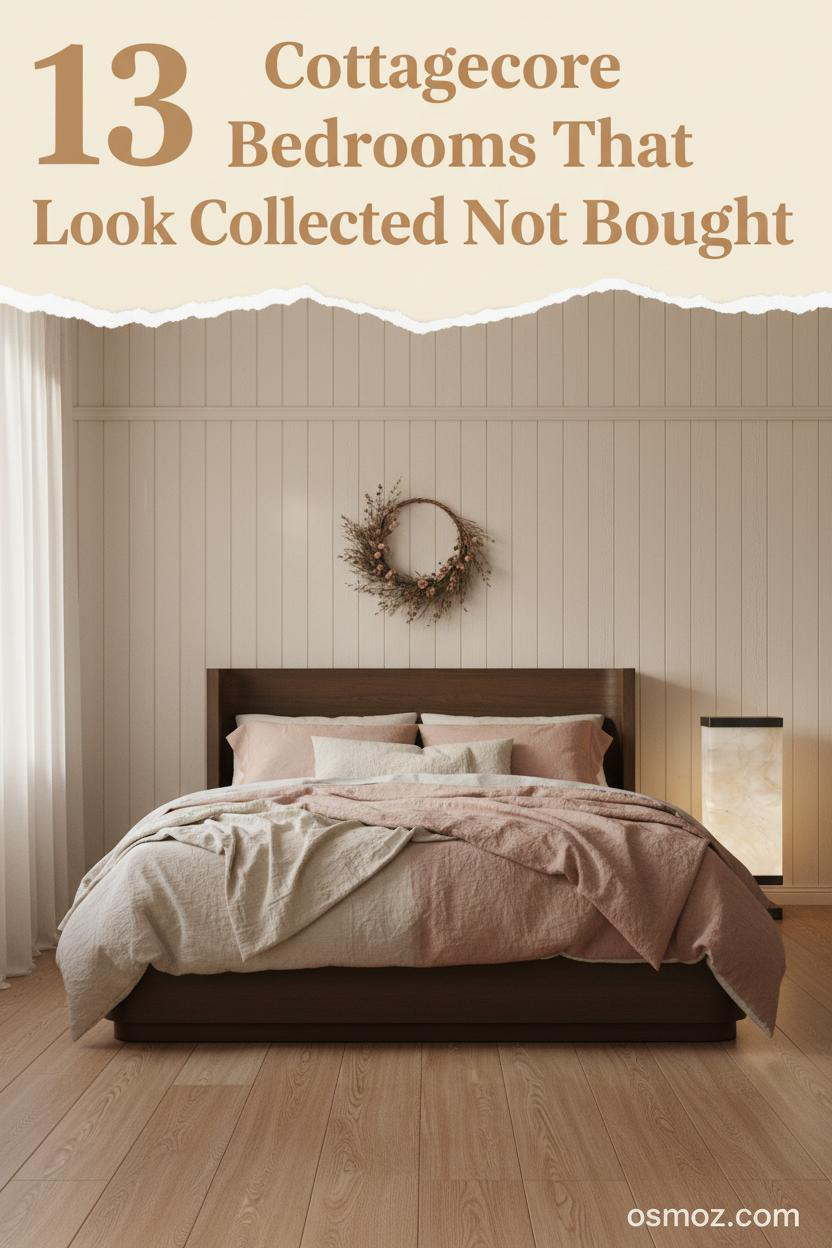 13+ Cottagecore Bedrooms That Feel Collected Rather Than Decorated
