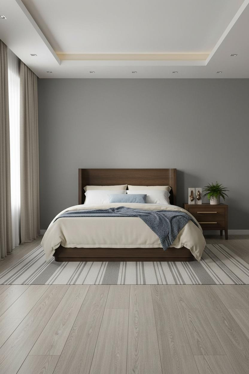 Dark Brown Bed Frame Bedroom Corsica