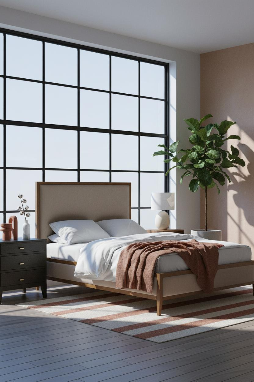 Transitional Bedroom Modern European Scandi