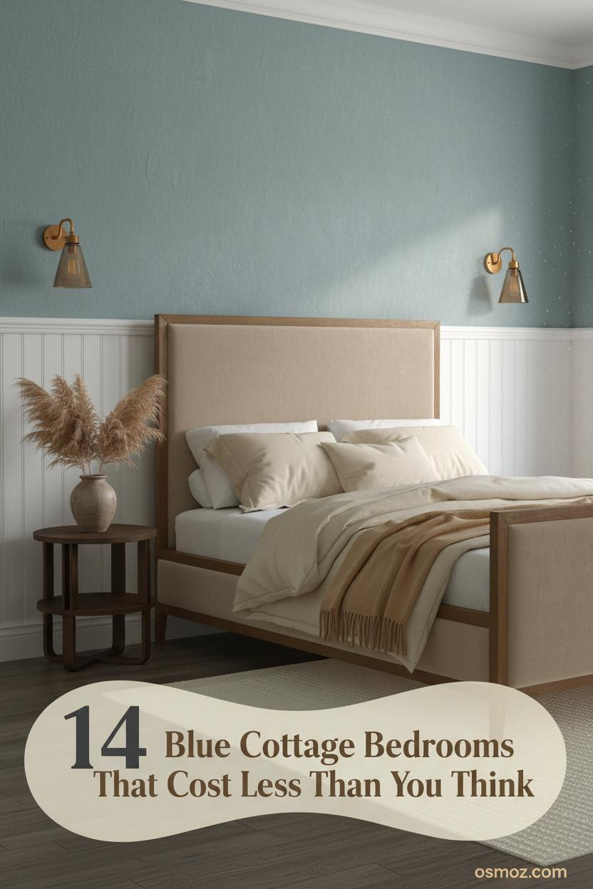 14+ Blue Cottage Bedrooms That Feel Warm Without Trying Too Hard