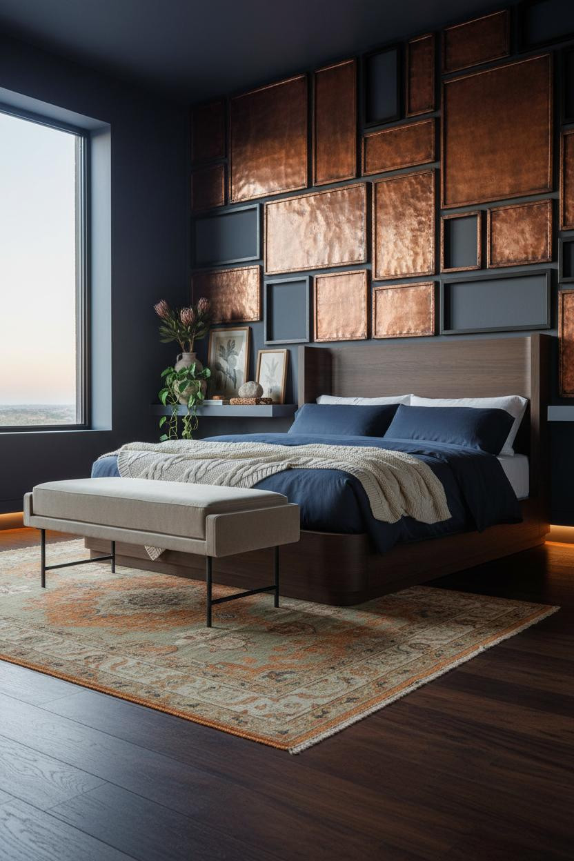 Earthy Boho Bedroom Moroccan Copper Gallery