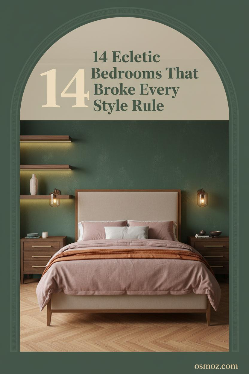 14+ Modern Eclectic Bedrooms That Feel Collected, Not Chaotic
