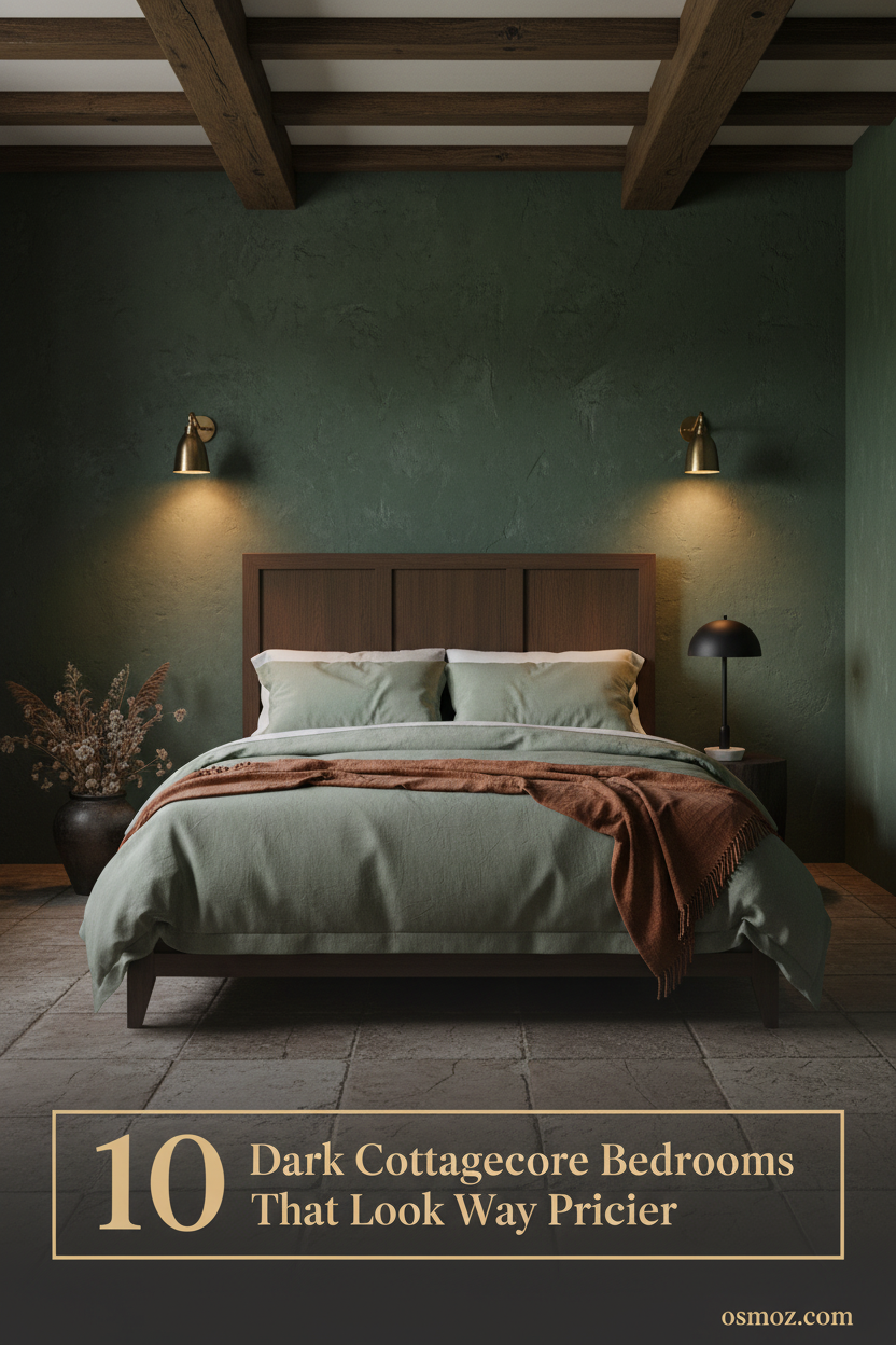 10+ Dark Cottagecore Bedrooms That Feel Lived-In and a Little Witchy