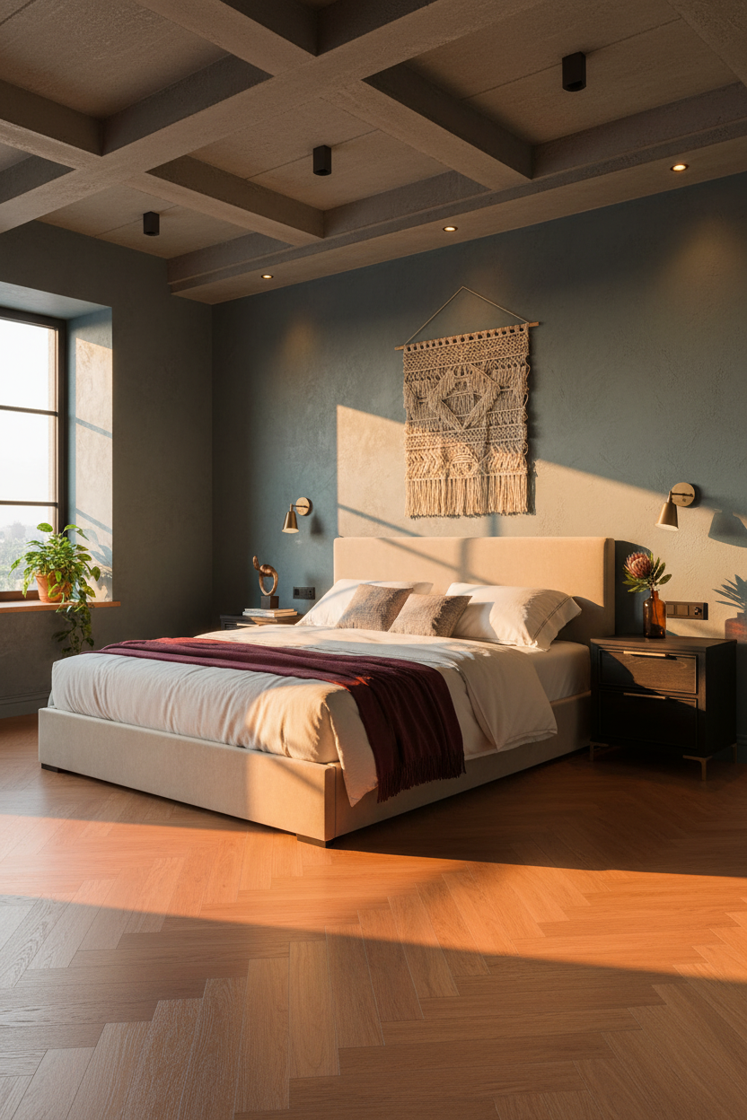 Loft Bedroom Adults Industrial Design