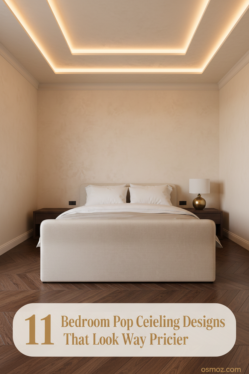 11+ Luxury Bedroom Pop Ceiling Designs That Feel Quietly Expensive