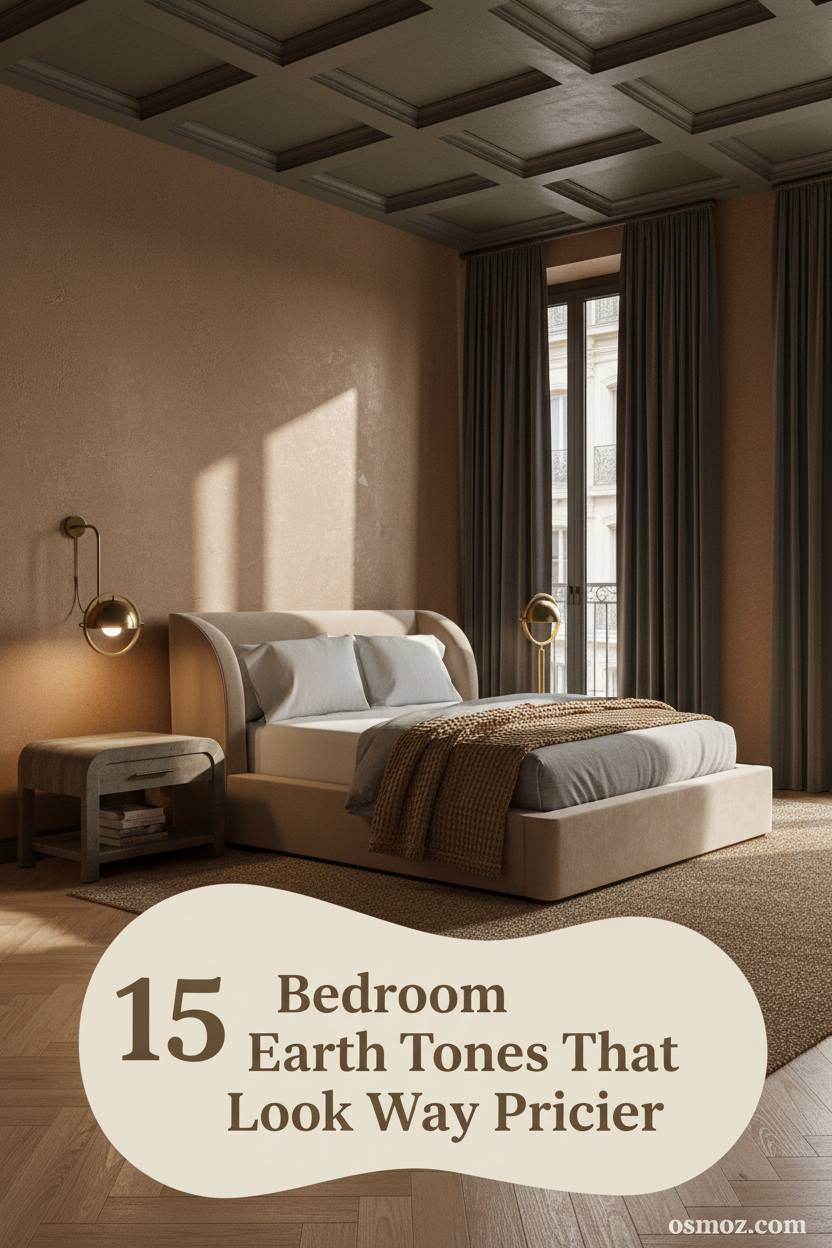 15+ Warm Earthy Bedrooms That Feel Collected, Not Decorated