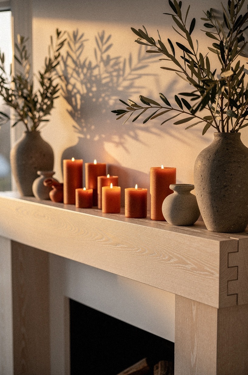 I Tried Fall Mantel Candle Ideas, My Room Finally Glowed