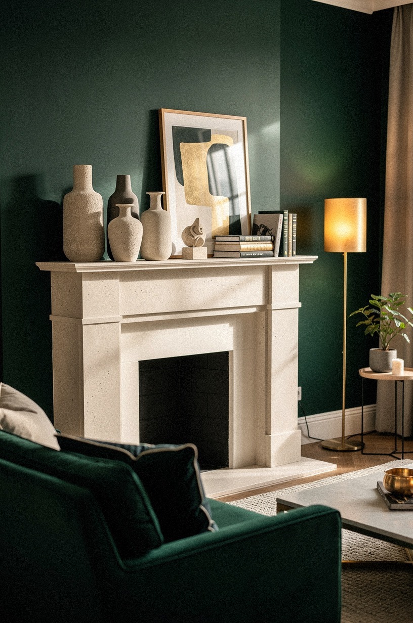 End the styling where the mantel ends