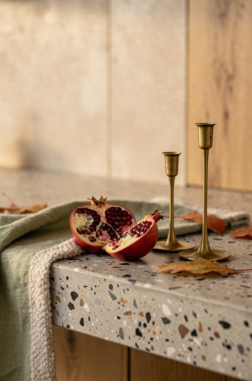 can pomegranates do the work of a $40 floral arrangement?