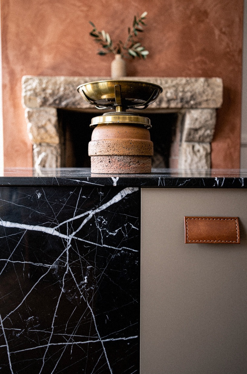 hang a vintage scale above the hearth