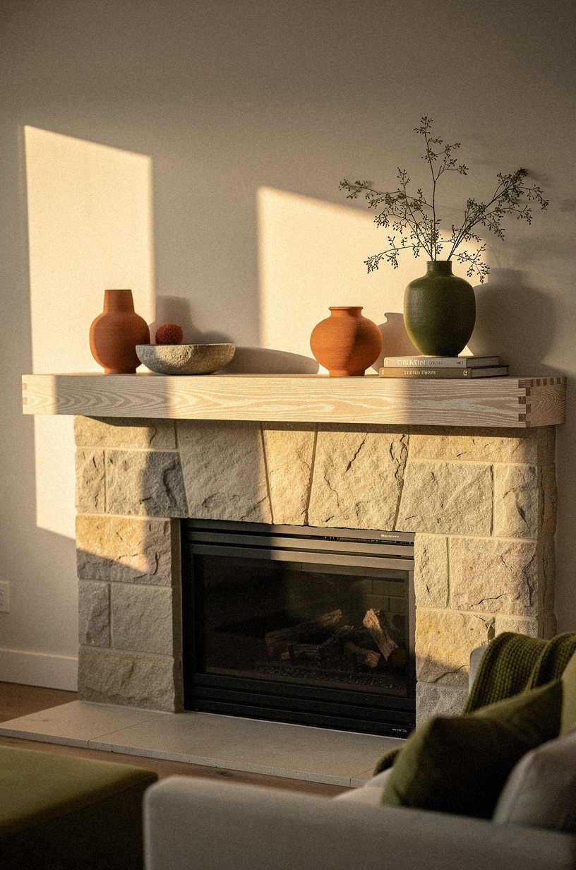 I Finally Figured Out How to Decorate a Fireplace Mantel, The Formula Always Works
