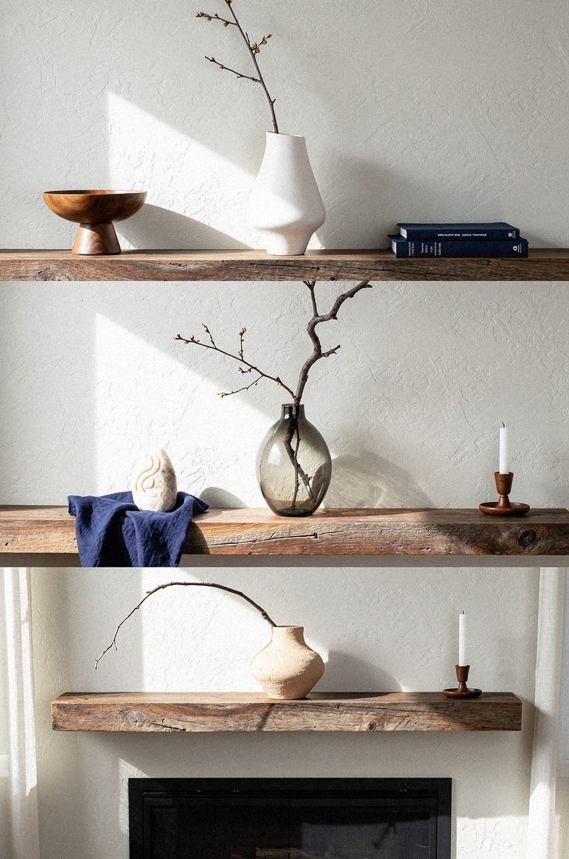 Finish with a single sculptural branch vase