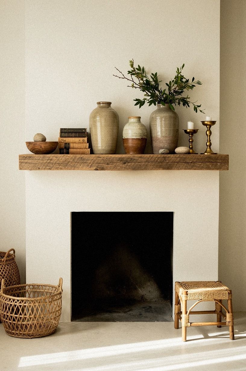 Build height with tall earthenware crocks