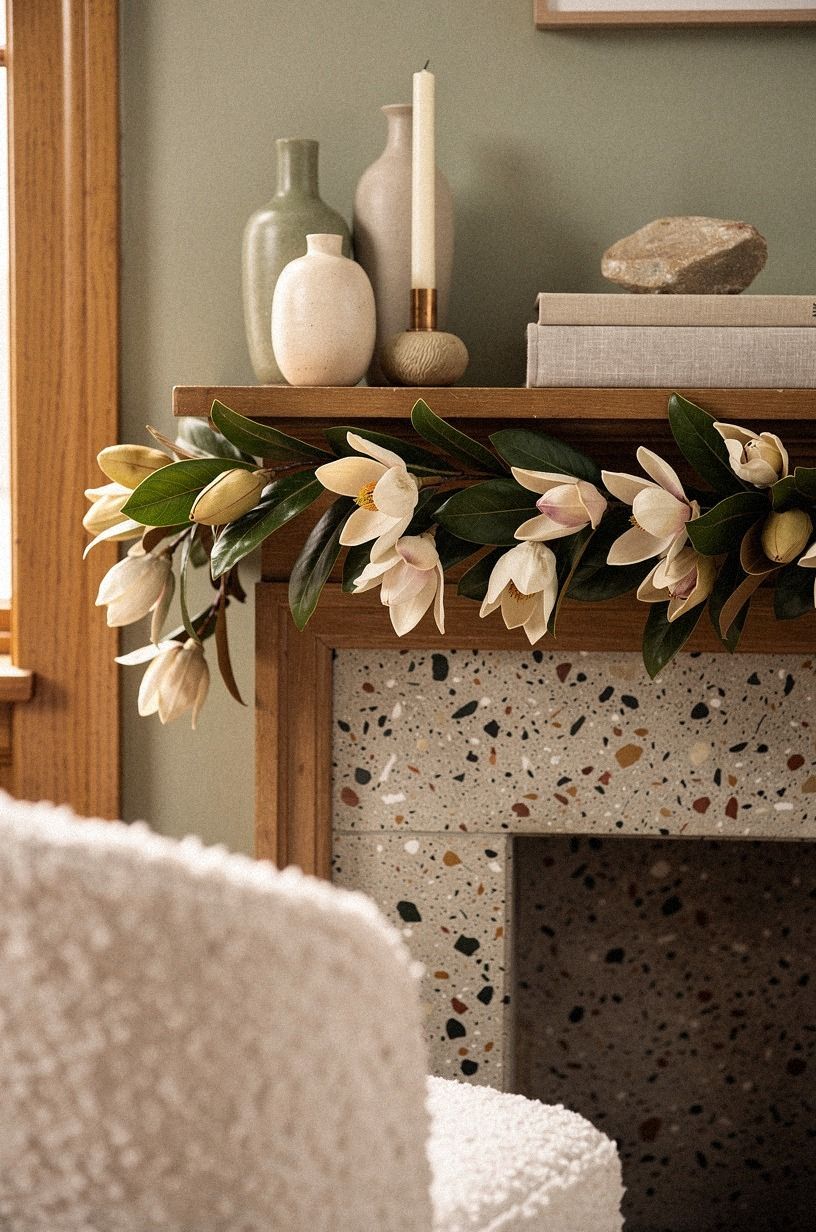 Why a Travertine Tile Hearth Beats Wood Below the Mantel