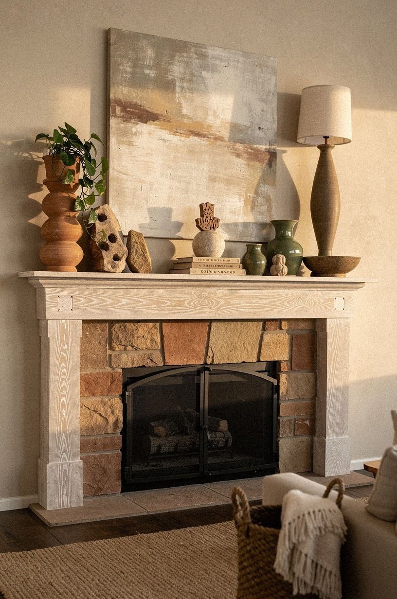 How to Style Boho Mantel Decor Ideas for Eclectic, Layered Warmth